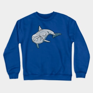 Squiggly dolphin Crewneck Sweatshirt